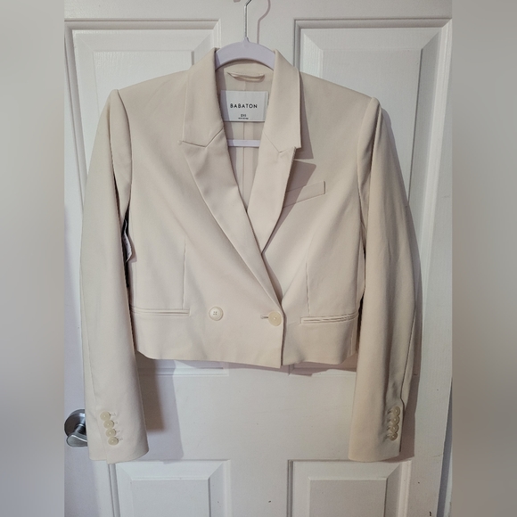 NWT Babaton Ella Blazer in Bone - Picture 3 of 5